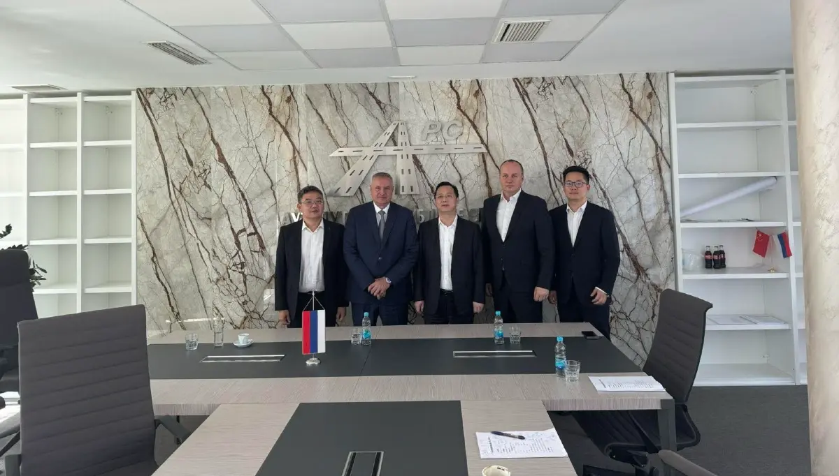 AD Višković and the Chinese delegation