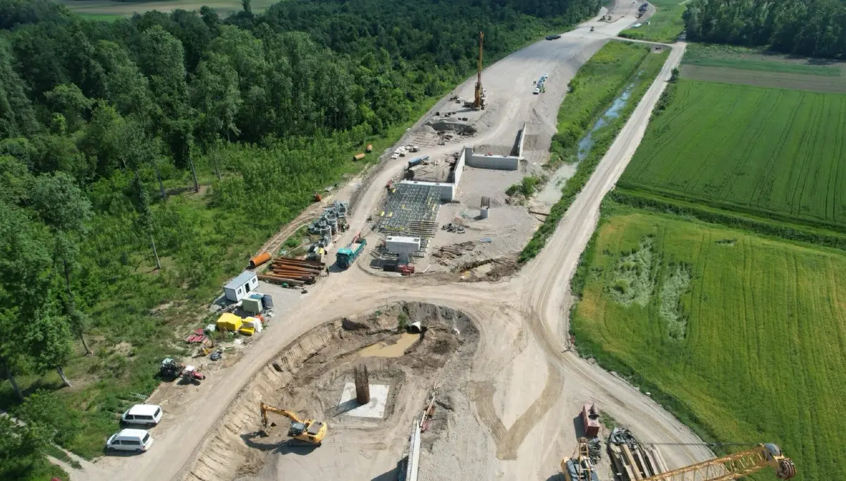 Tour of the Rača-Bijeljina construction site